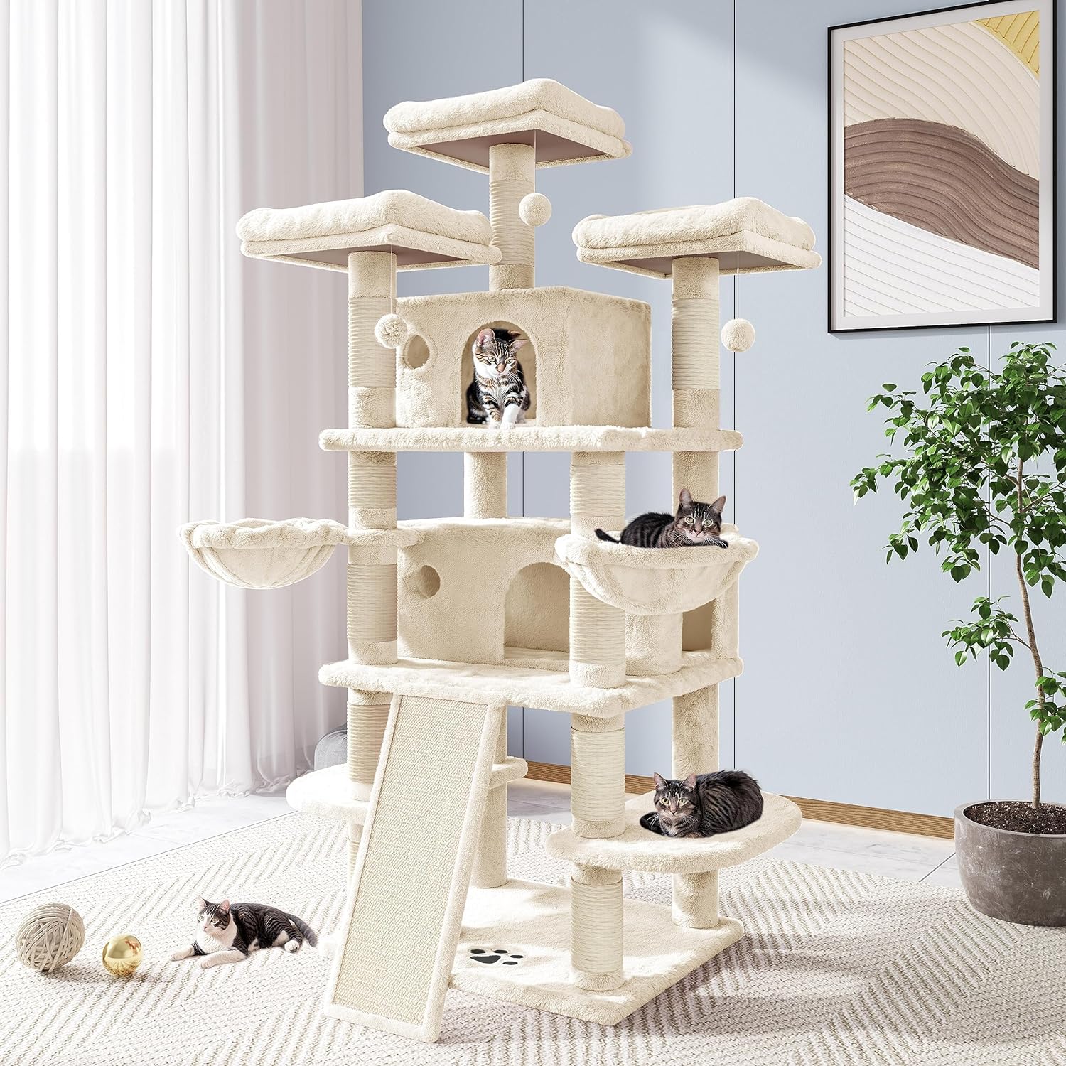 68 inch cat condo